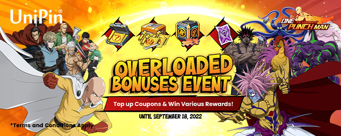 One Punch Man: Overloaded Bonuses Event with UniPin! (MY)